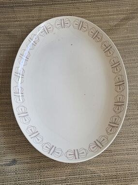 Vintage Franciscan Whitestone, Merry Go Round 13" Oval Serving Platter